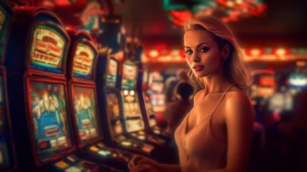 အွန်လိုင်း စလော့ Slot Machine Reels Spin Jackpot
